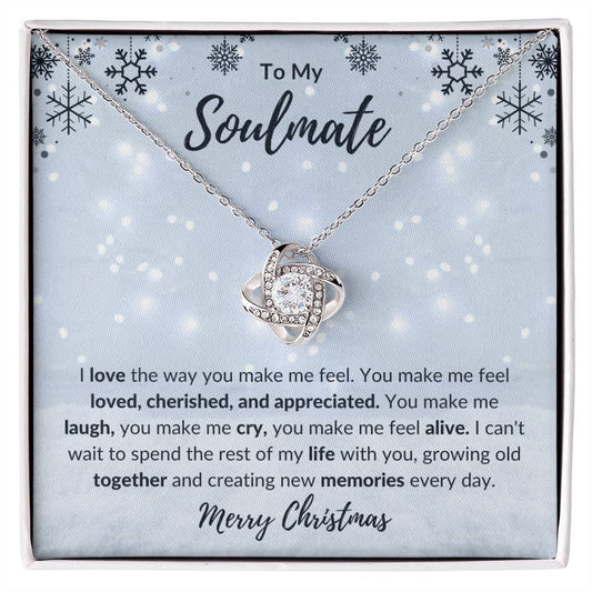 To My Soulmate Merry Christmas Love Knott