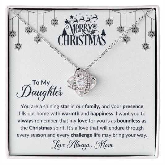 To My Daughter Merry Christmas Love Mom