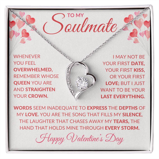 Soulmate Valentines Day Forever Love Necklace